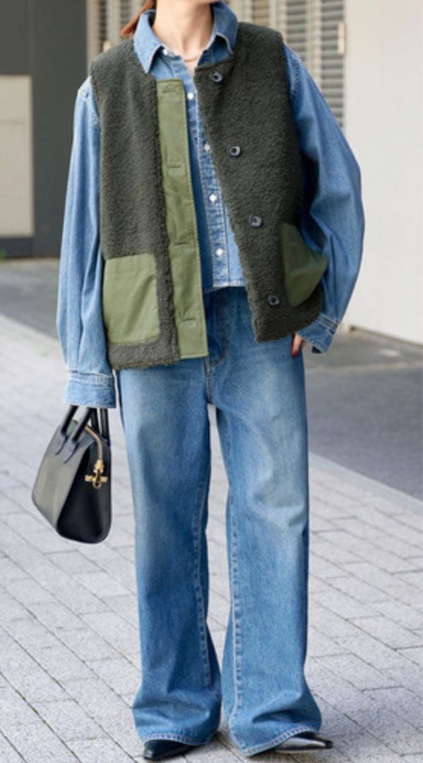 Barbour ベスト サイズ12 緑