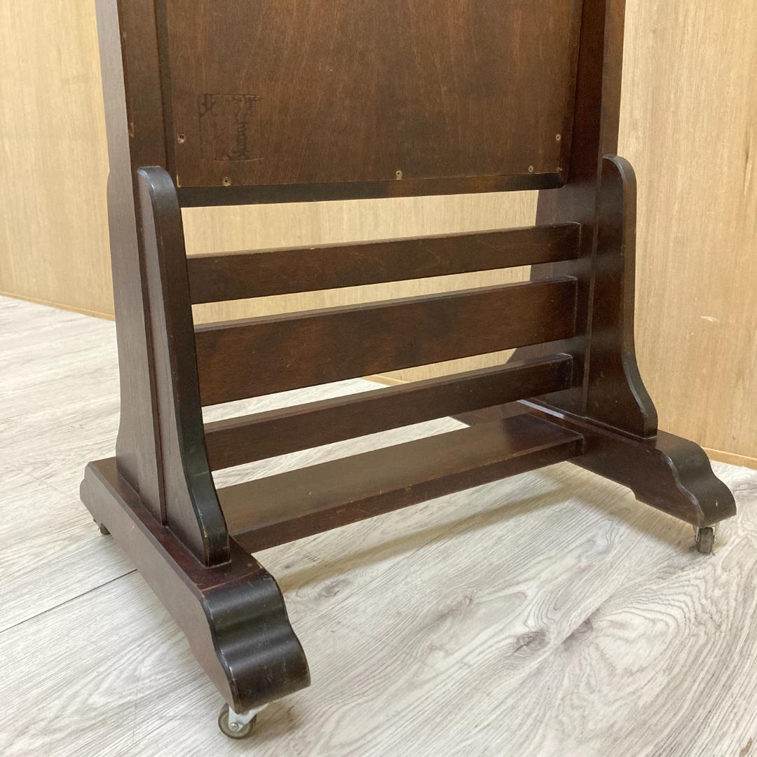 北海道民芸家具　スタンドミラー　姿見　鏡