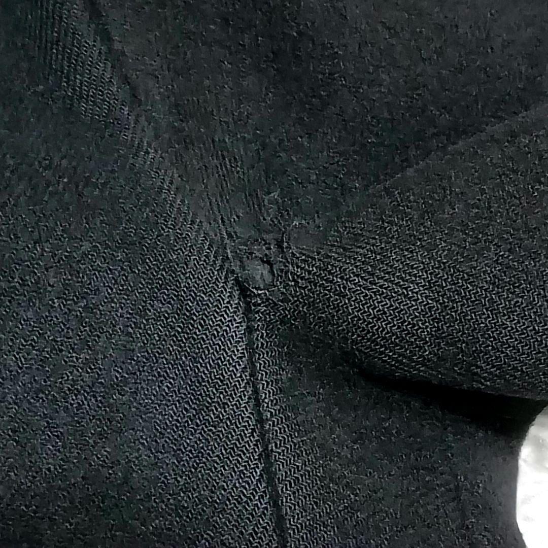 サイベーシックス　モーターサイクルチェスターコート　ダブルブレスト　ベルト　黒