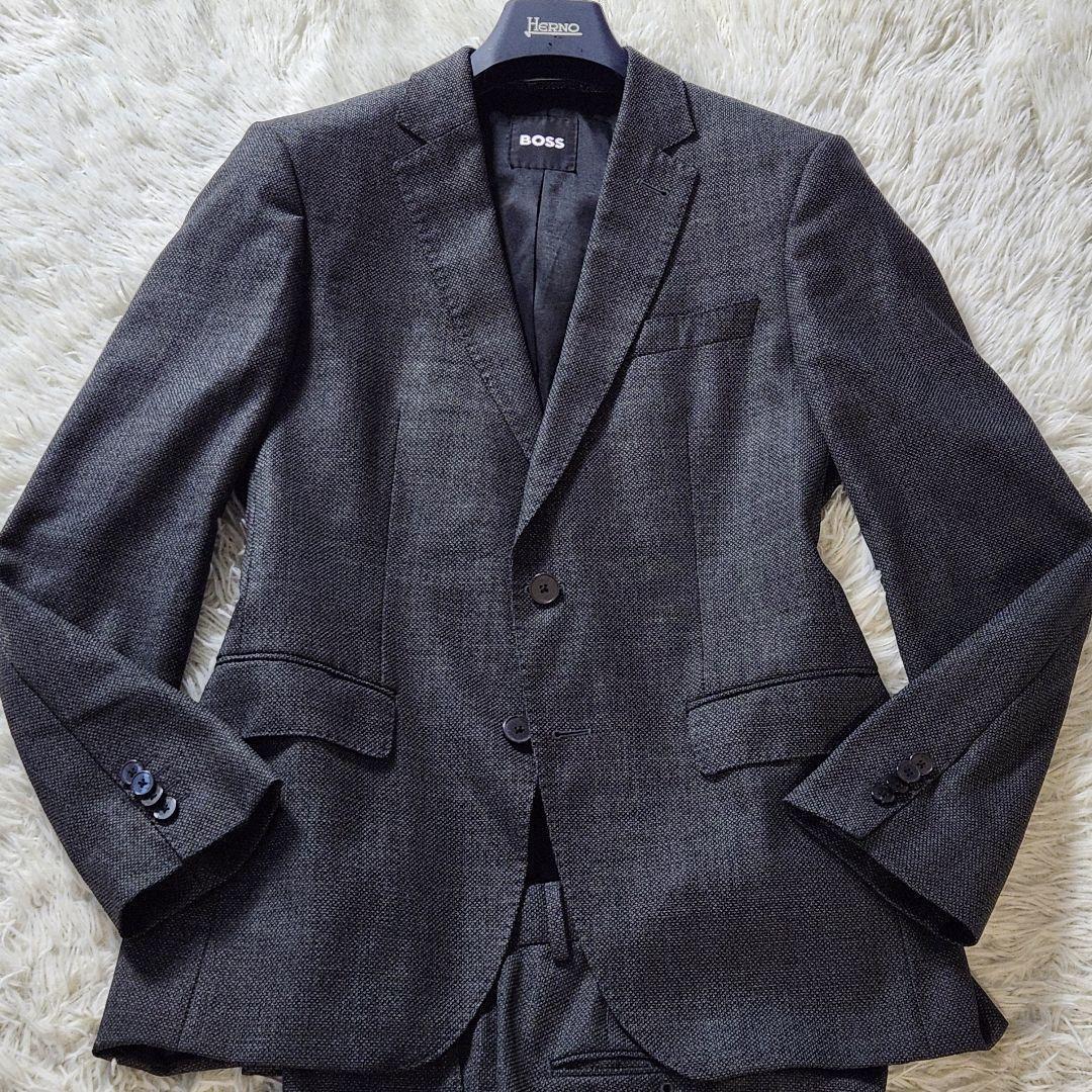 美品✨現行タグ HUGO BOSS スーツ セットアップ ツイード トリコロール
