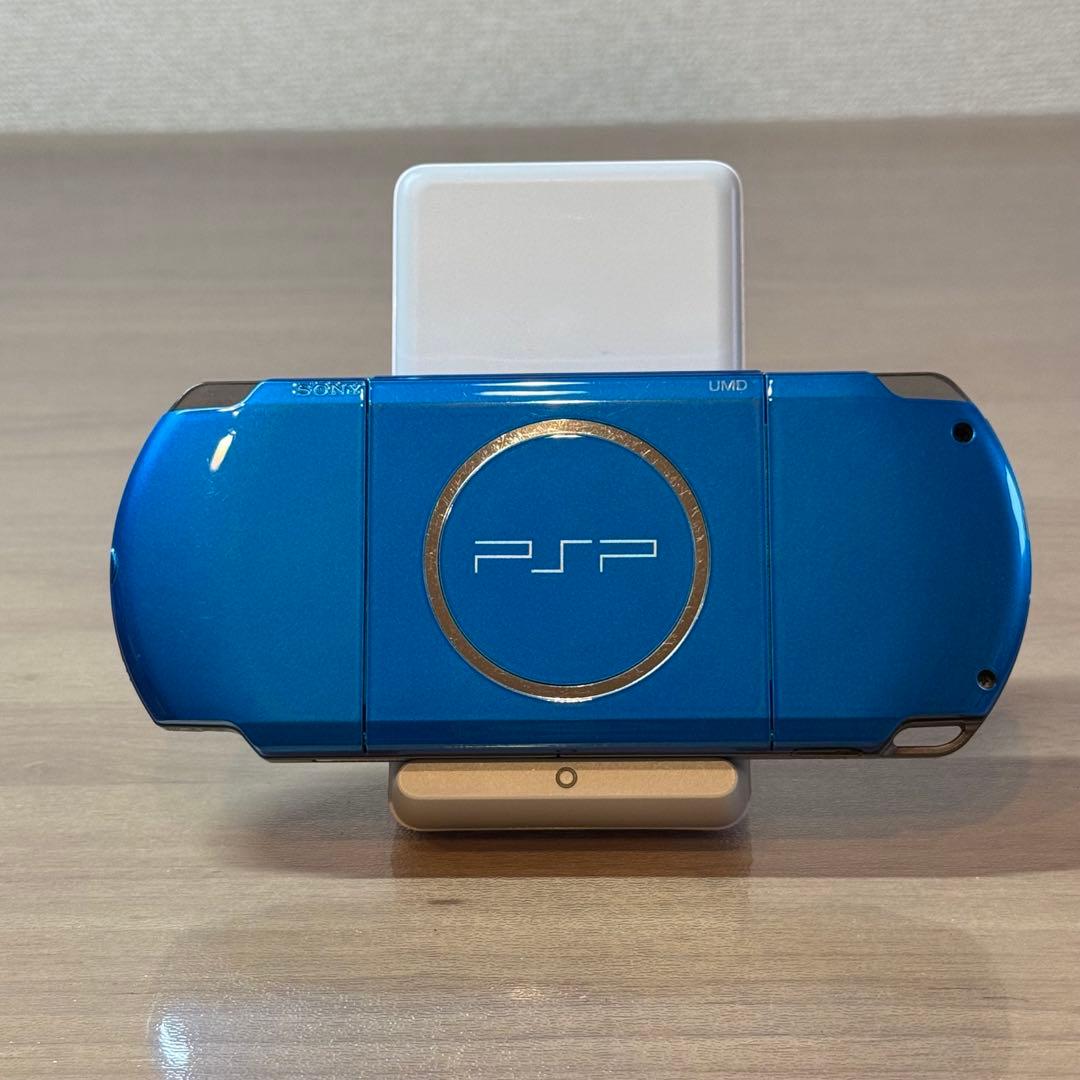 4-171 PSP-3000 バイブラント ブルー 箱付き