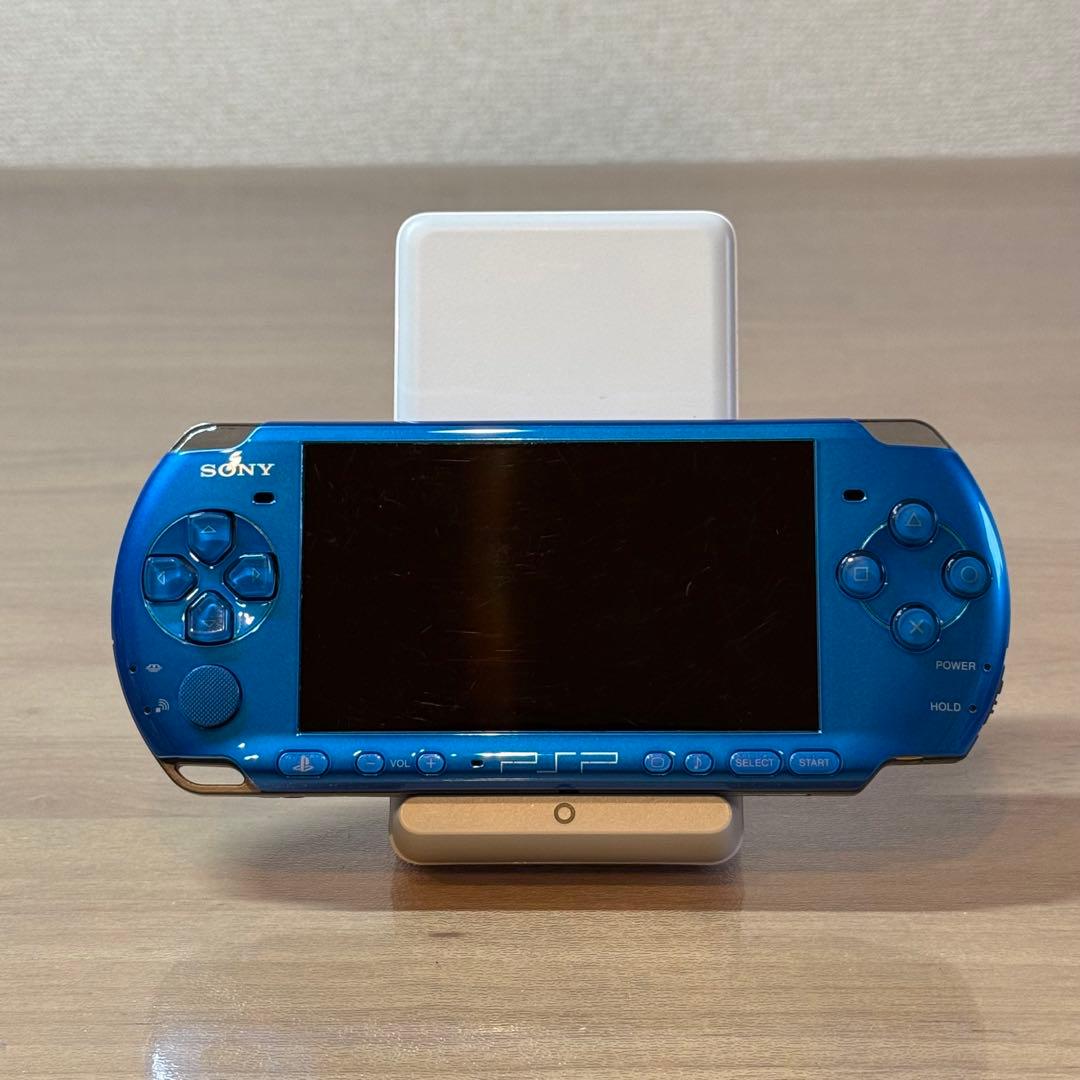 4-171 PSP-3000 バイブラント ブルー 箱付き