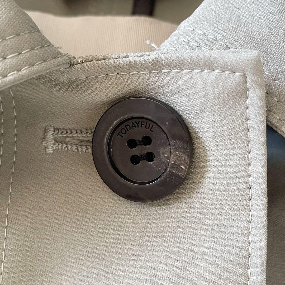 TODAYFUL LIFE's ステンカラーコート セージ 38 クリーニング済