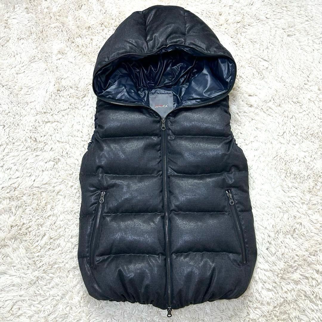 DUVETICA FEBEDUE カシミヤ混 ダウンベスト レディース40 別注