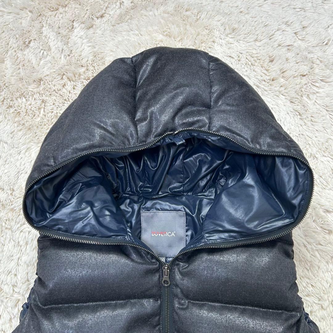 DUVETICA FEBEDUE カシミヤ混 ダウンベスト レディース40 別注