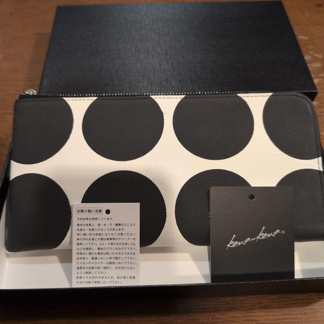kawa kawa ドットデザイン 長財布