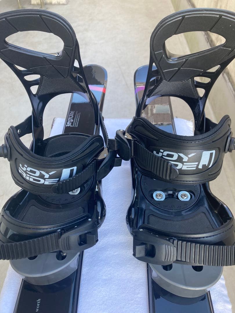 【美品】ショートスキー(ファン) スノーボードブーツ用　JOYRIDE 黒