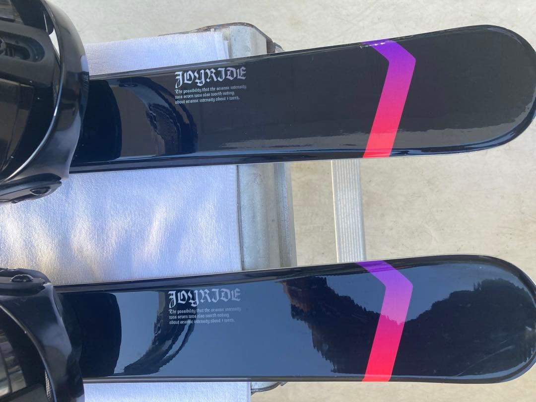 【美品】ショートスキー(ファン) スノーボードブーツ用　JOYRIDE 黒