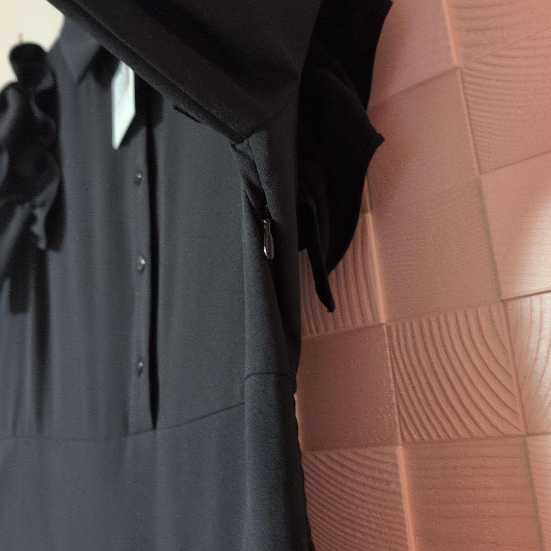 新品FENNEL　シャツカラーラップフレアワンピース　スコットクラブ系列ヤマダヤ