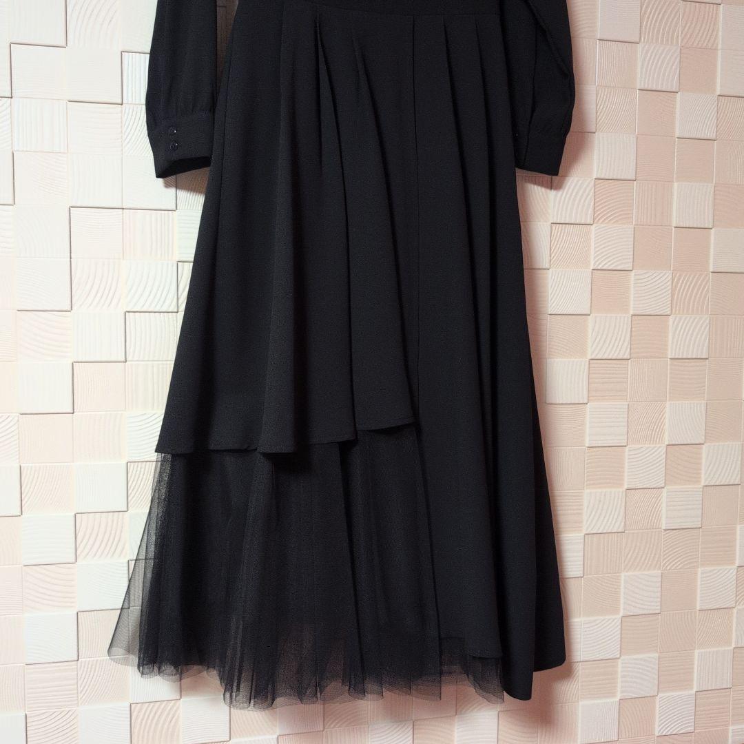 新品FENNEL　シャツカラーラップフレアワンピース　スコットクラブ系列ヤマダヤ