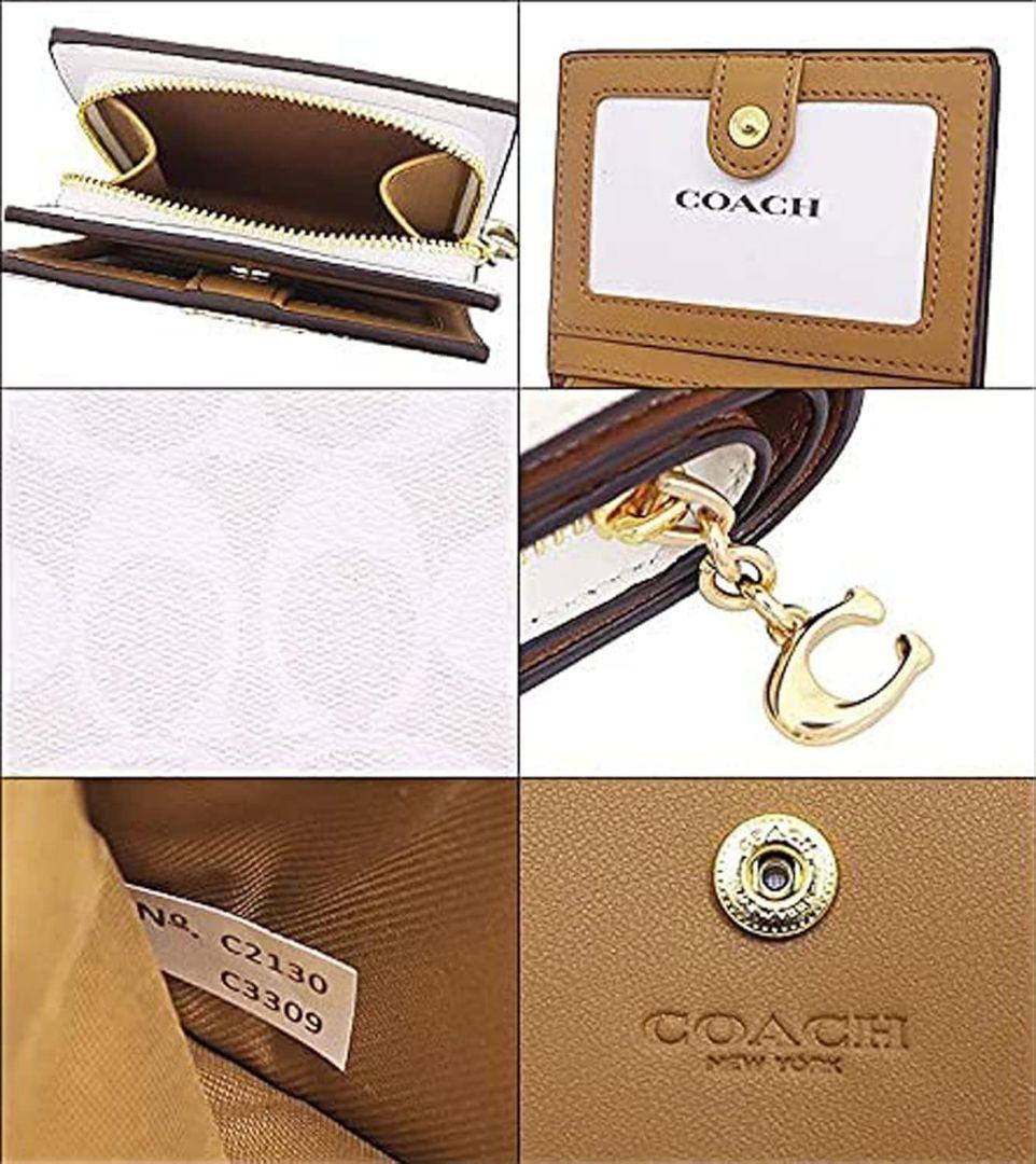 新品未使用　COACH　コーチ　折り財布　スナップウォレット　正規品　付属品多数