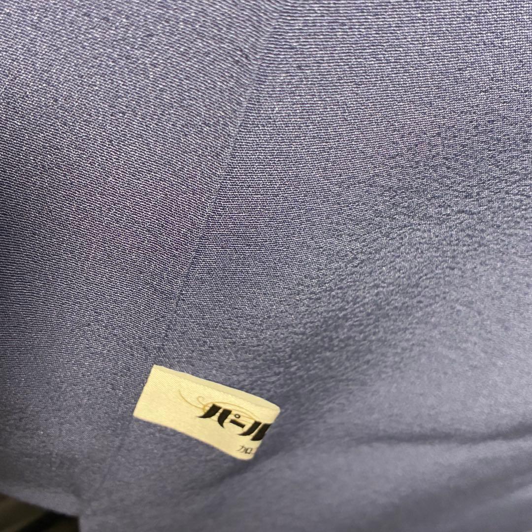 D201訪問着　汕頭・蘇州刺繍　総刺繍　正絹　着物　袷　しつけ糸付き未使用極美品