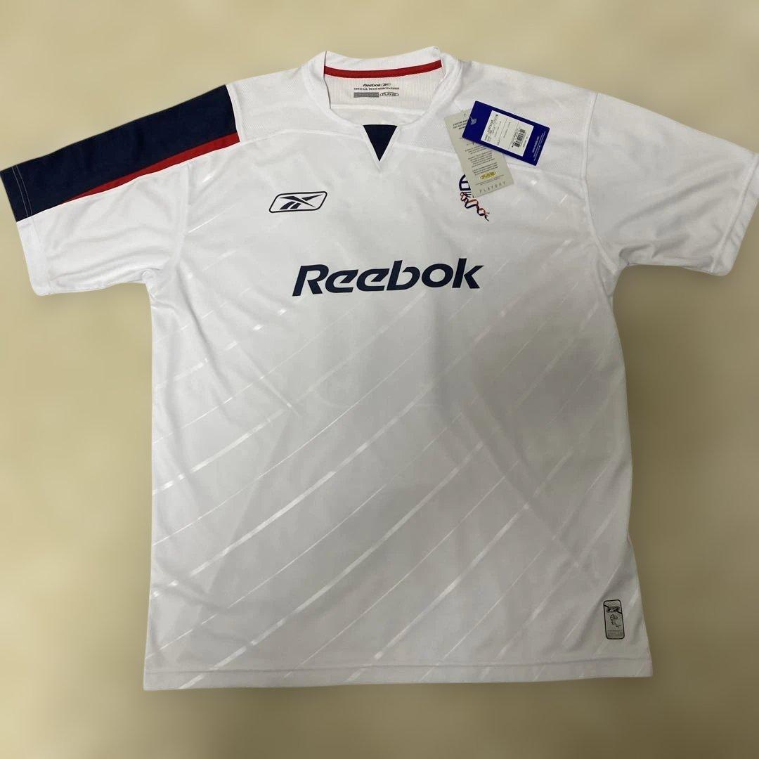 新品、未使用タグ付！ ボルトンReebok 中田英寿 ユニフォームXL