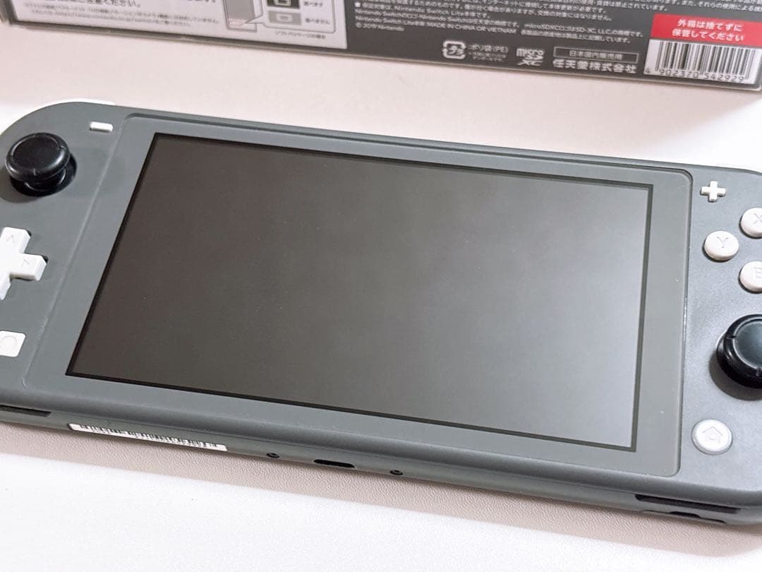 Switch lite グレー　中古品
