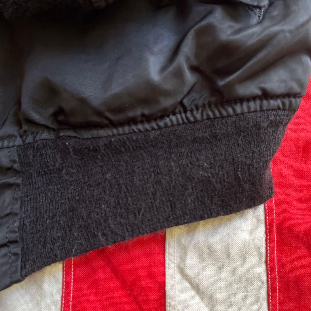 80s ビンテージ ALPHA アルファ MA-1 ブラック M アメリカ製