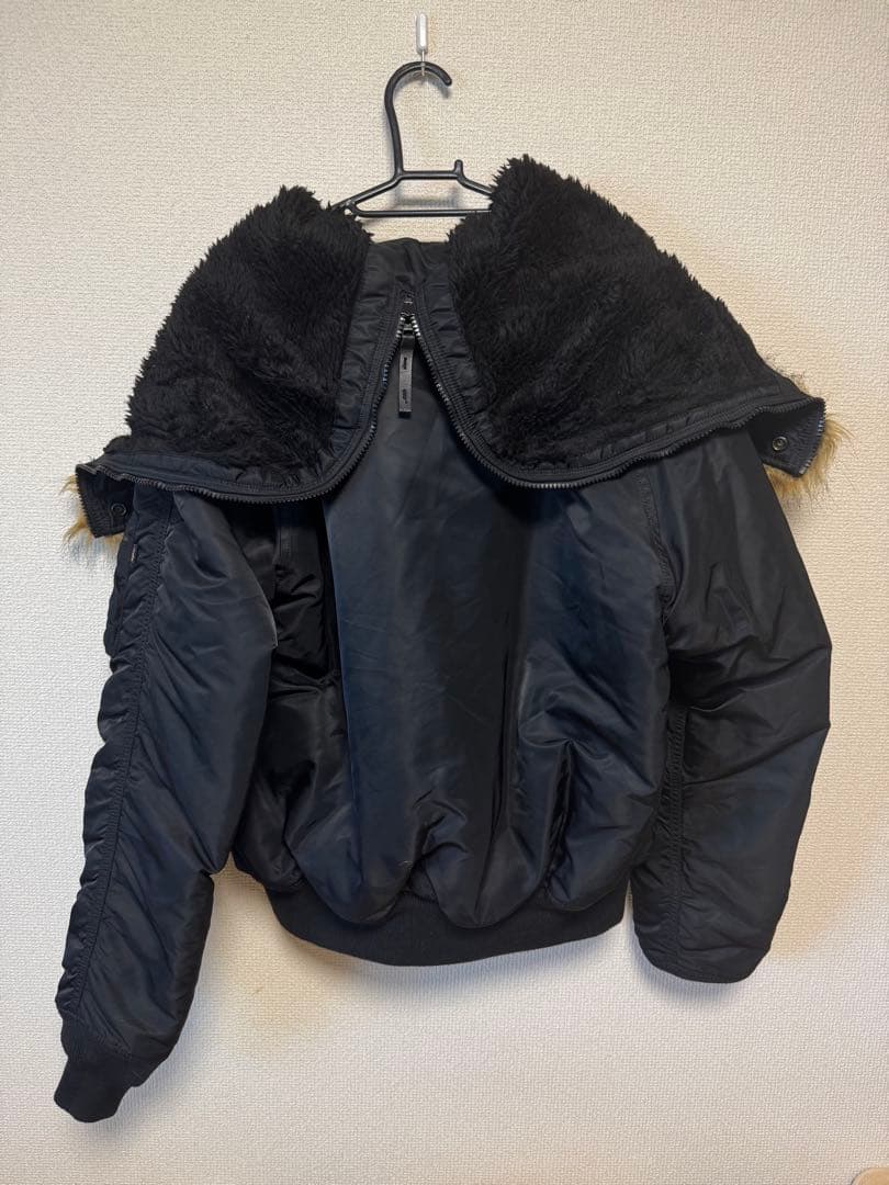 ジャケット・アウター ALPHA N-2B SHORT WAIST PARKA BLACK M