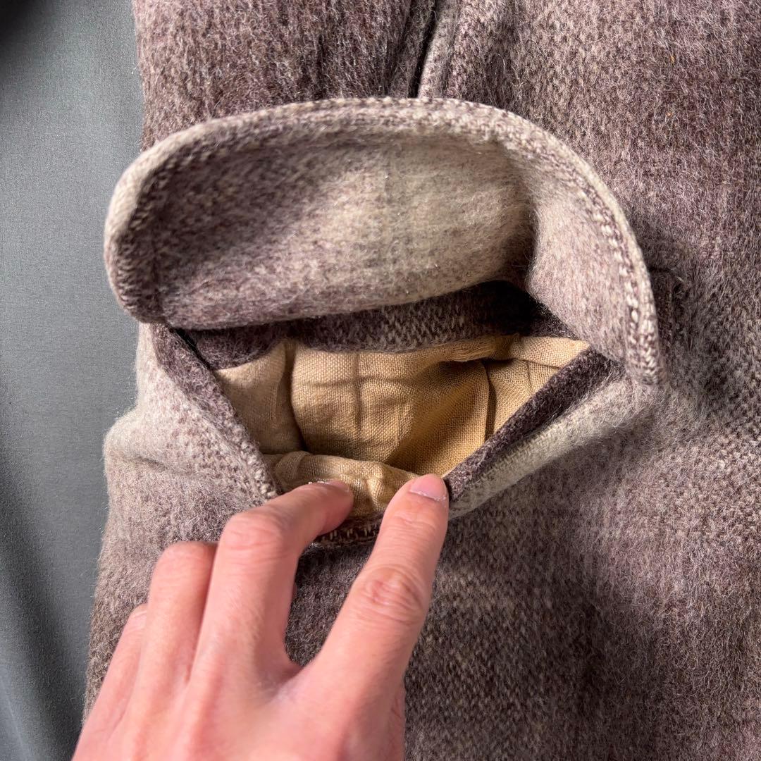 50s ウールスポーツジャケット オンブレチェック キルティング CONMAR