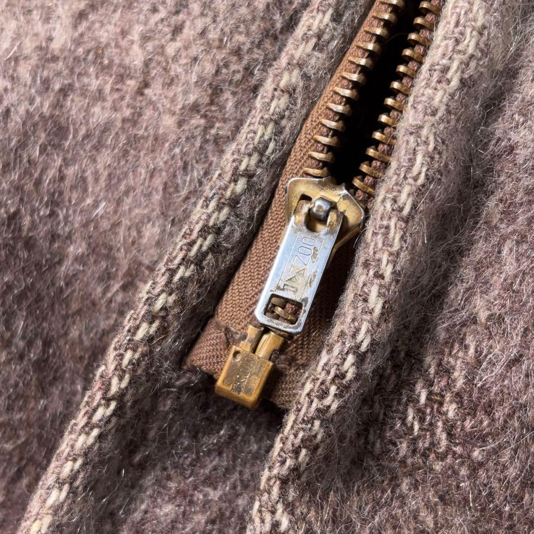 50s ウールスポーツジャケット オンブレチェック キルティング CONMAR