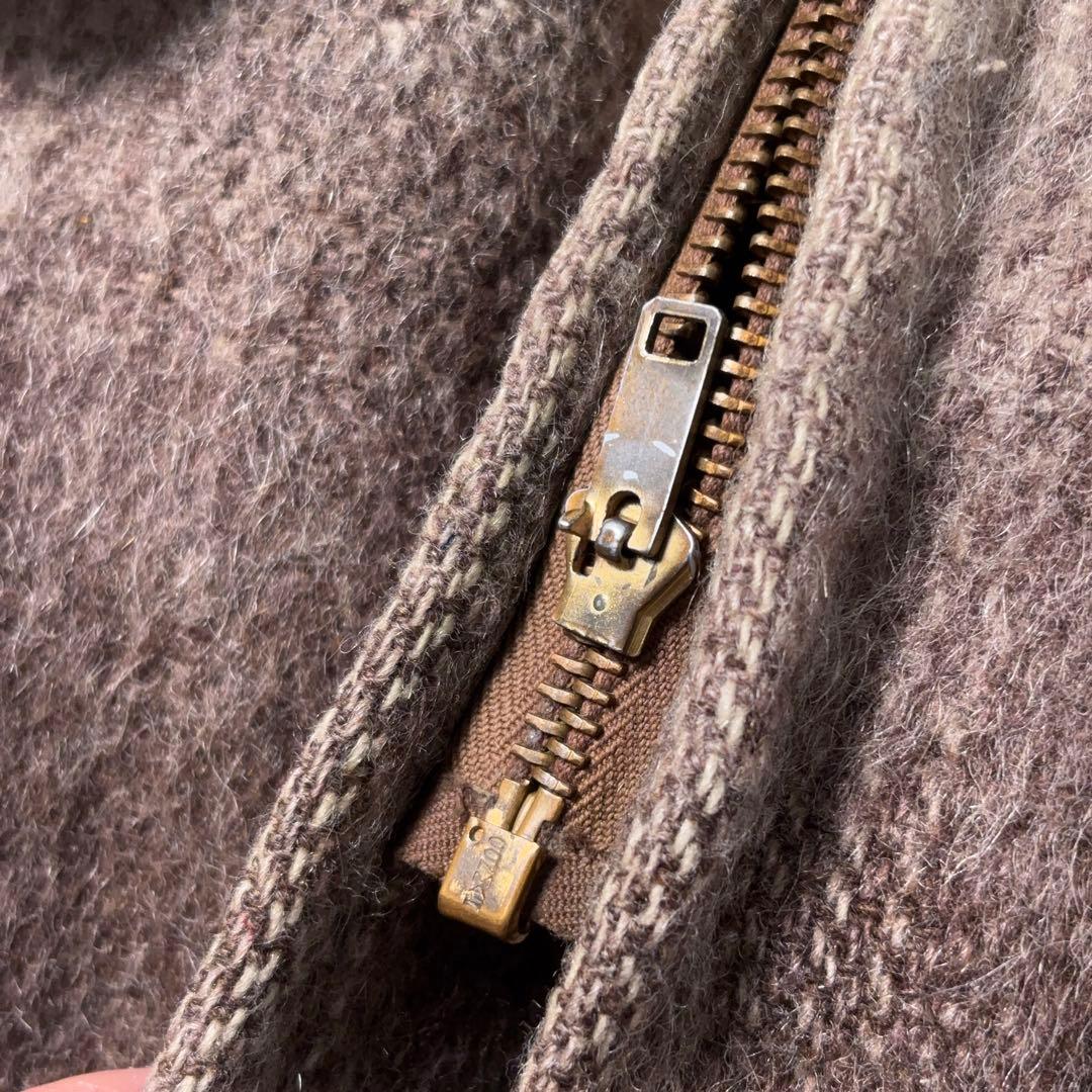 50s ウールスポーツジャケット オンブレチェック キルティング CONMAR