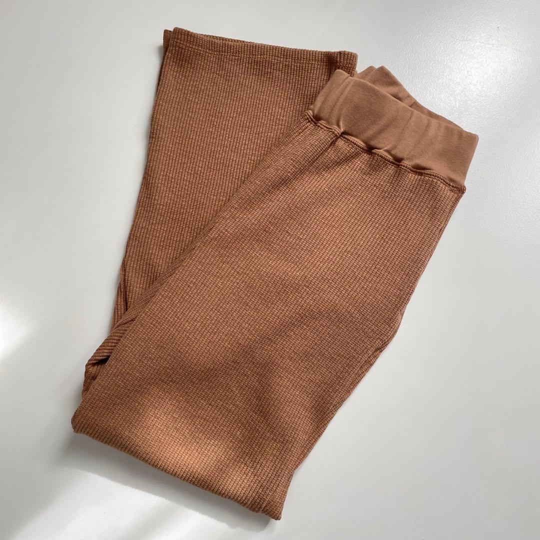 新品　アメリカーナ　ドゥーズィエムクラス　リブパンツ　キャメル