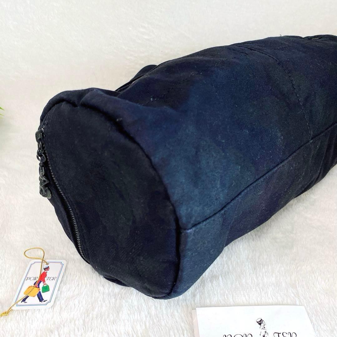 美品 希少✨PORTER ポーター　ドラムバッグ　ミニボストン　アロハ　ブラック