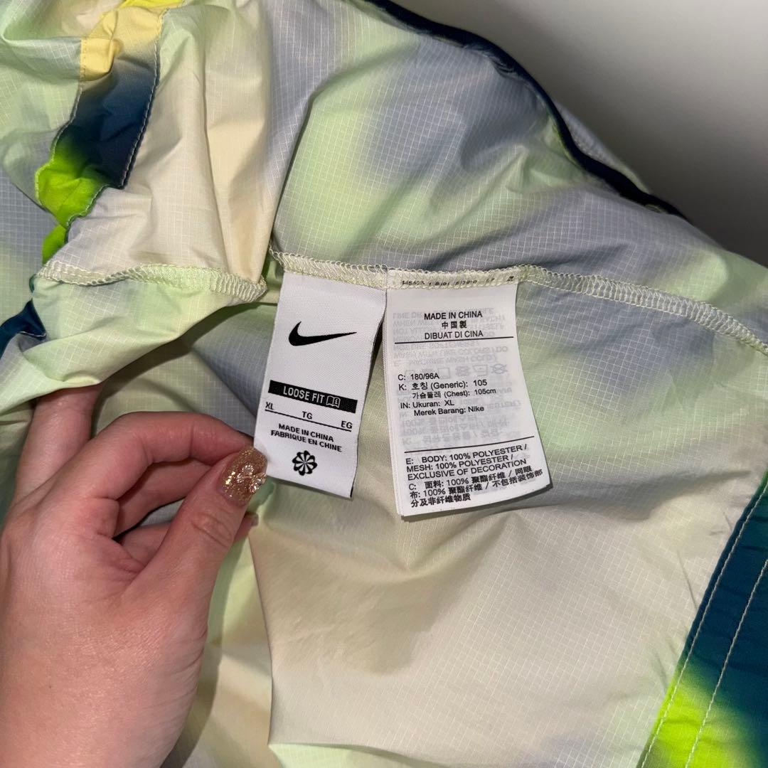 【NIKE】パッカブル　ナイロンジャケット　大坂なおみ　ウィンドブレーカー　XL