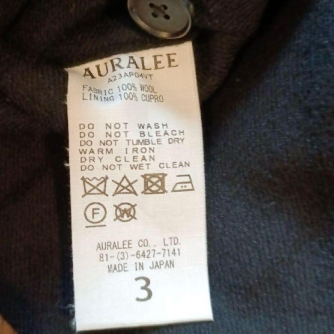 パンツ AURALEE AIRY WOOL VIYELLA EASY PANTS