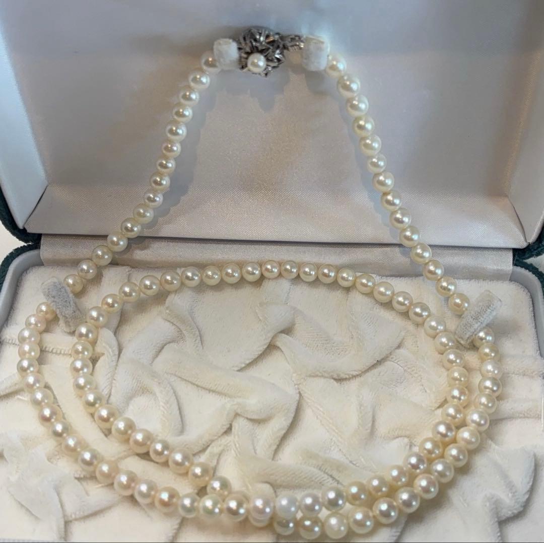 あこや真珠　ロングネックレス 約80センチ