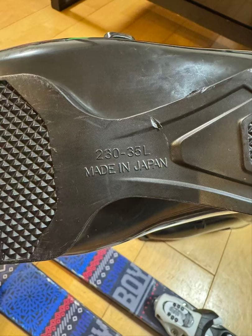 キスマーク　スキーセット　138センチ　hardブーツ　23〜23.5センチ