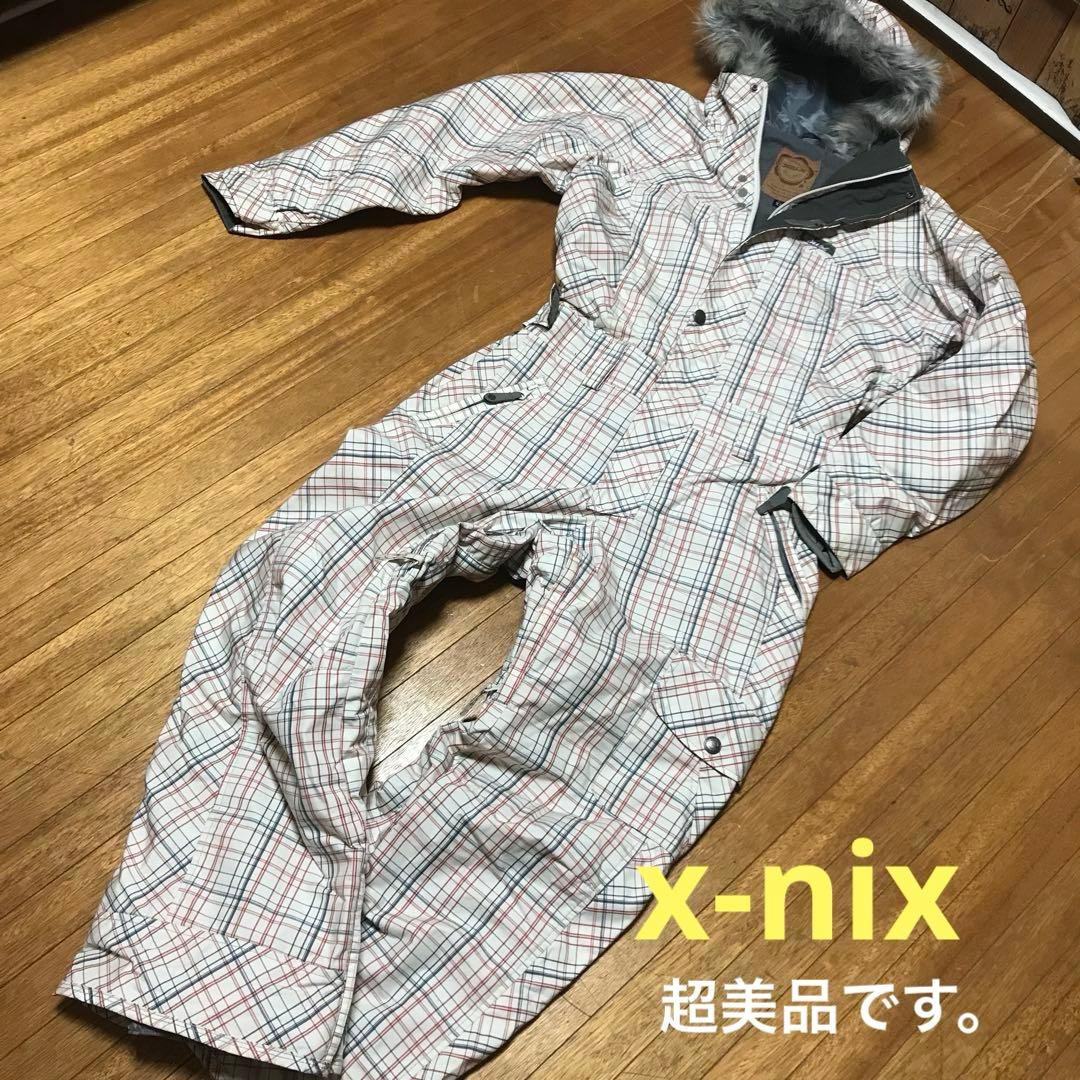 スノーボード ウェア つなぎ オールインワン お洒落 x-nix（超美品）