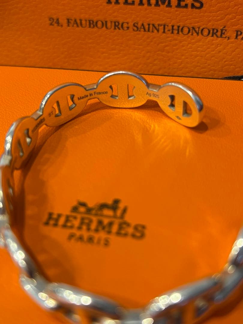 エルメス シェーヌダンクル　アンシェネ　ブレスレット　バングル