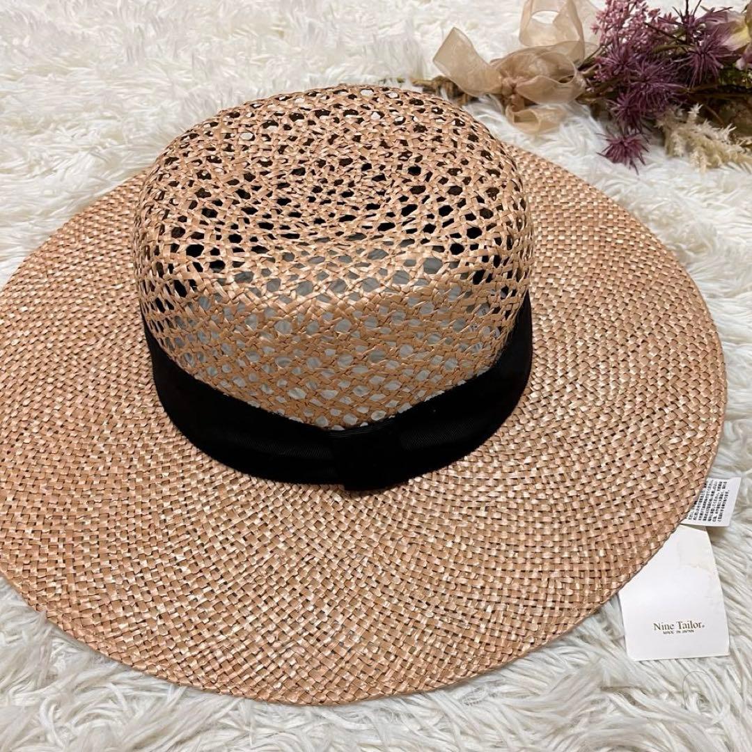 【タグ付き】Nine Tailor　ナイン テイラー　ハット　麦わら帽子　日本製