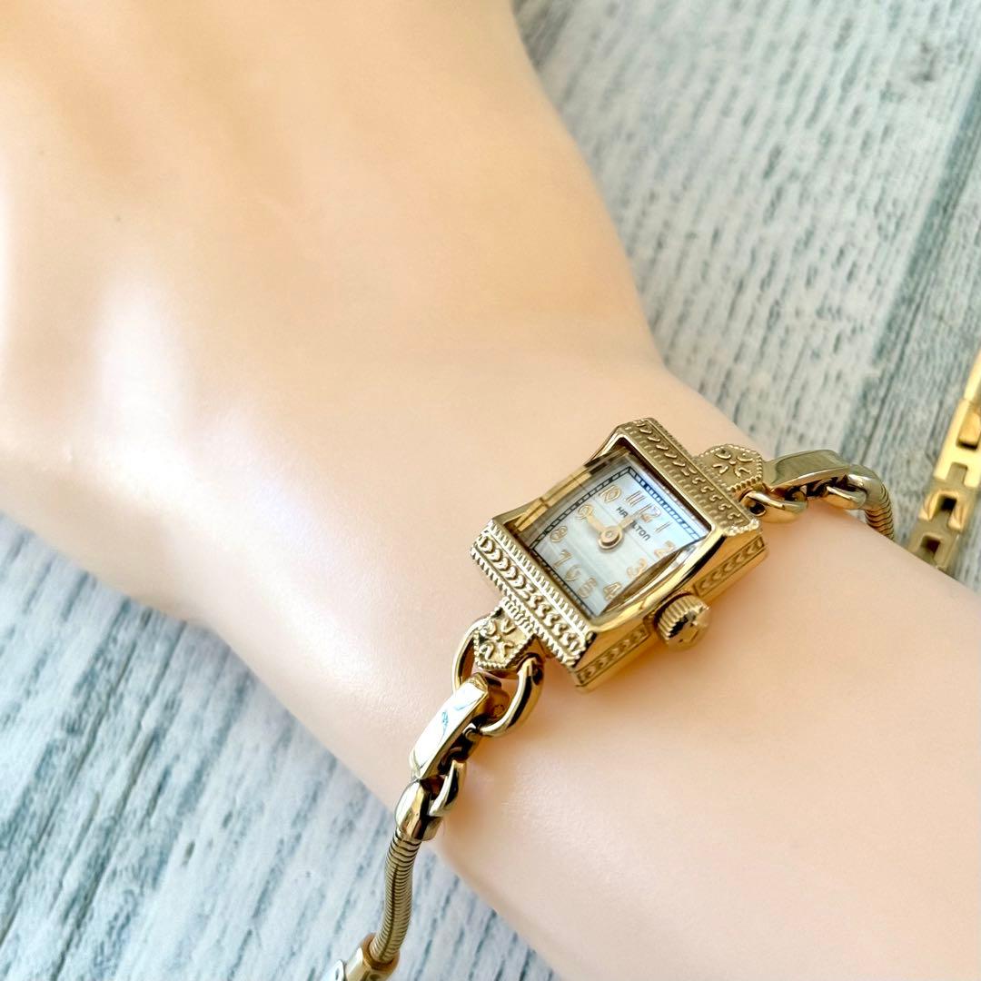 【希少】HAMILTON ハミルトン 腕時計 280.002 イエローゴールド