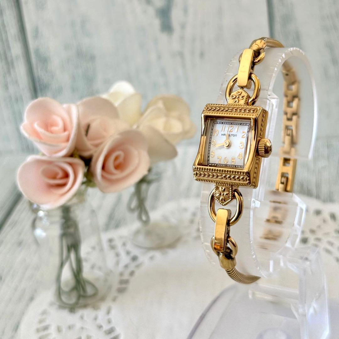 【希少】HAMILTON ハミルトン 腕時計 280.002 イエローゴールド