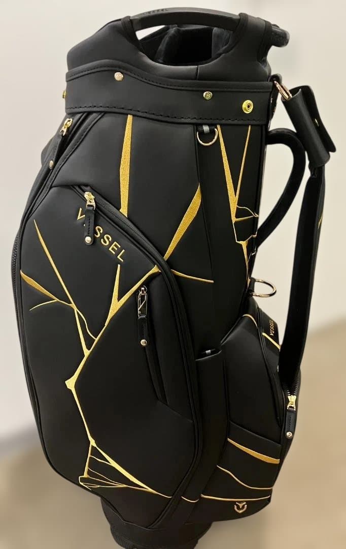 Vessel 18775 ゴルフキャディバッグ BK/GD