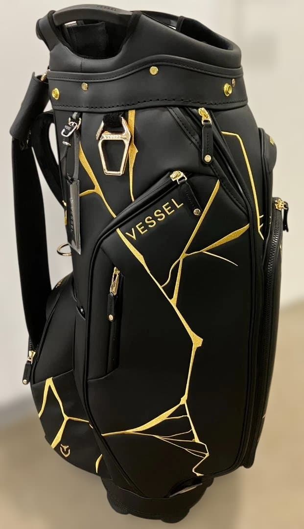 Vessel 18775 ゴルフキャディバッグ BK/GD