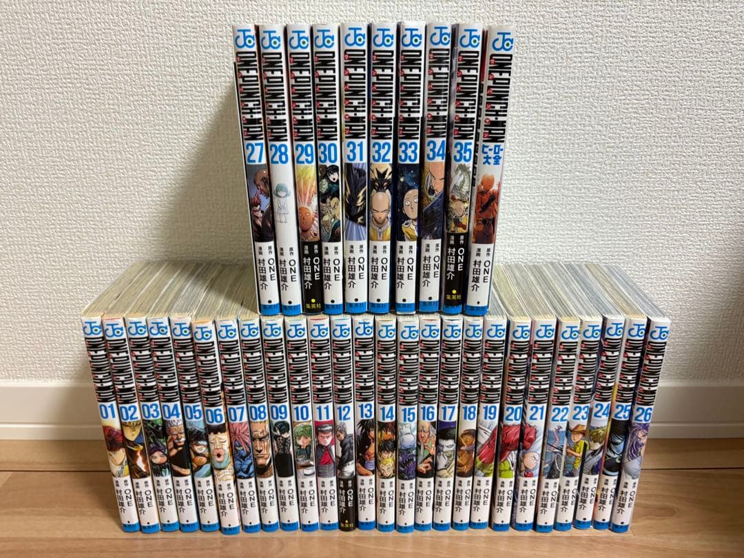 ONE PUNCH-MAN ワンパンマン 1〜35巻既刊全巻+ヒーロー大全集