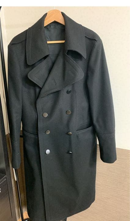 ロングコート　タリアトーレ　ブラック　ダブルボタン