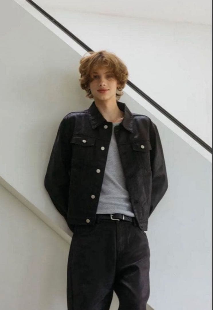 DOCOROSO ブラックコーティングジャケット サイズ1