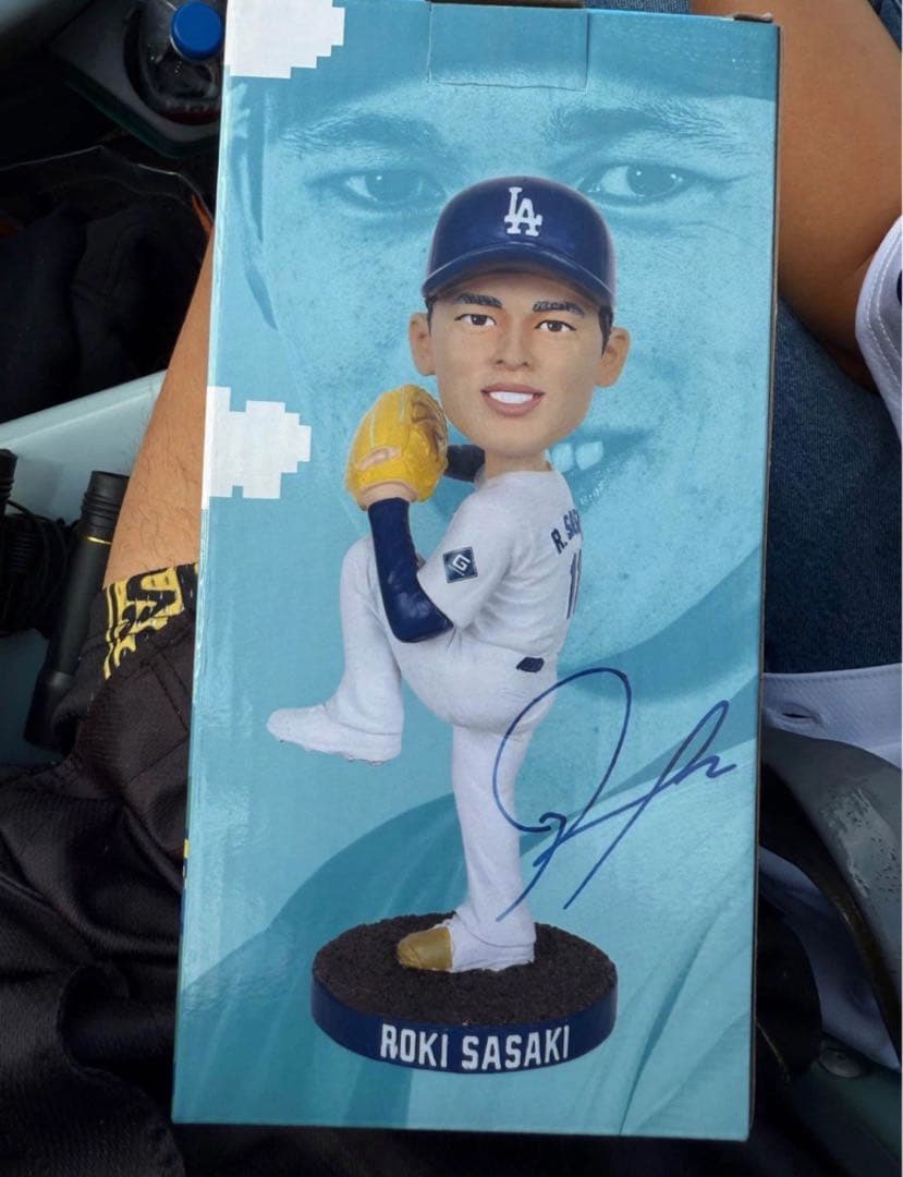 【球場限定】8/4 スタジアム限定 佐々木朗希　記念 ボブルヘッド