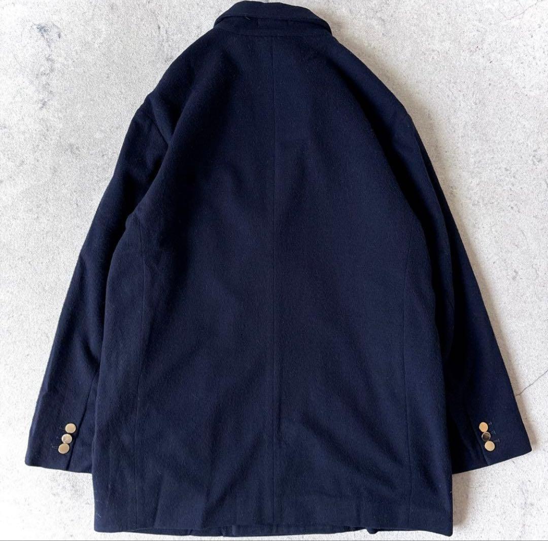 イズネス リバーシブル ウール ダブル 金ボタン ジャケット 定価79200円