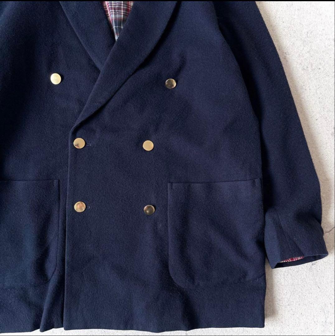 イズネス リバーシブル ウール ダブル 金ボタン ジャケット 定価79200円