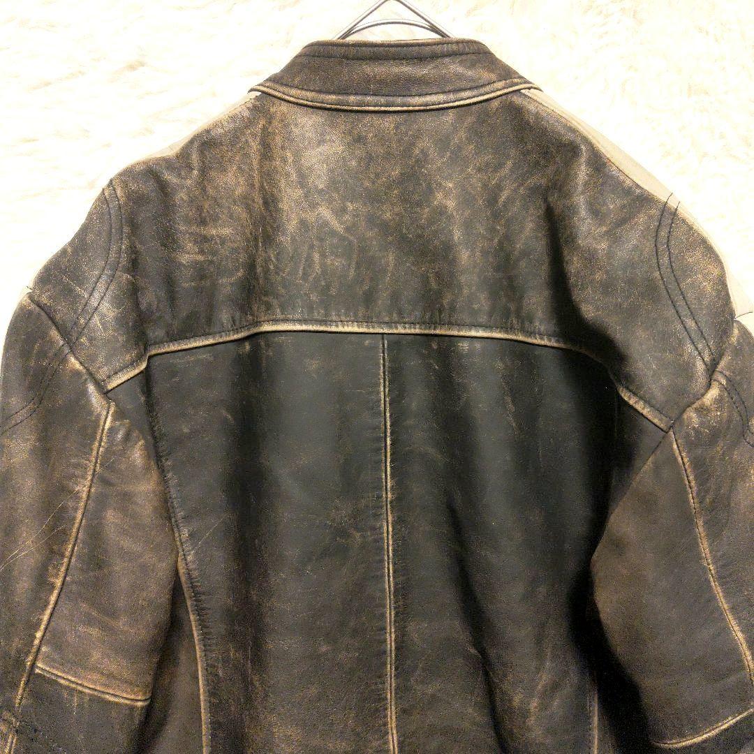 ドッグファイト DOG FIGHT レザージャケット バイカー ライダース　5