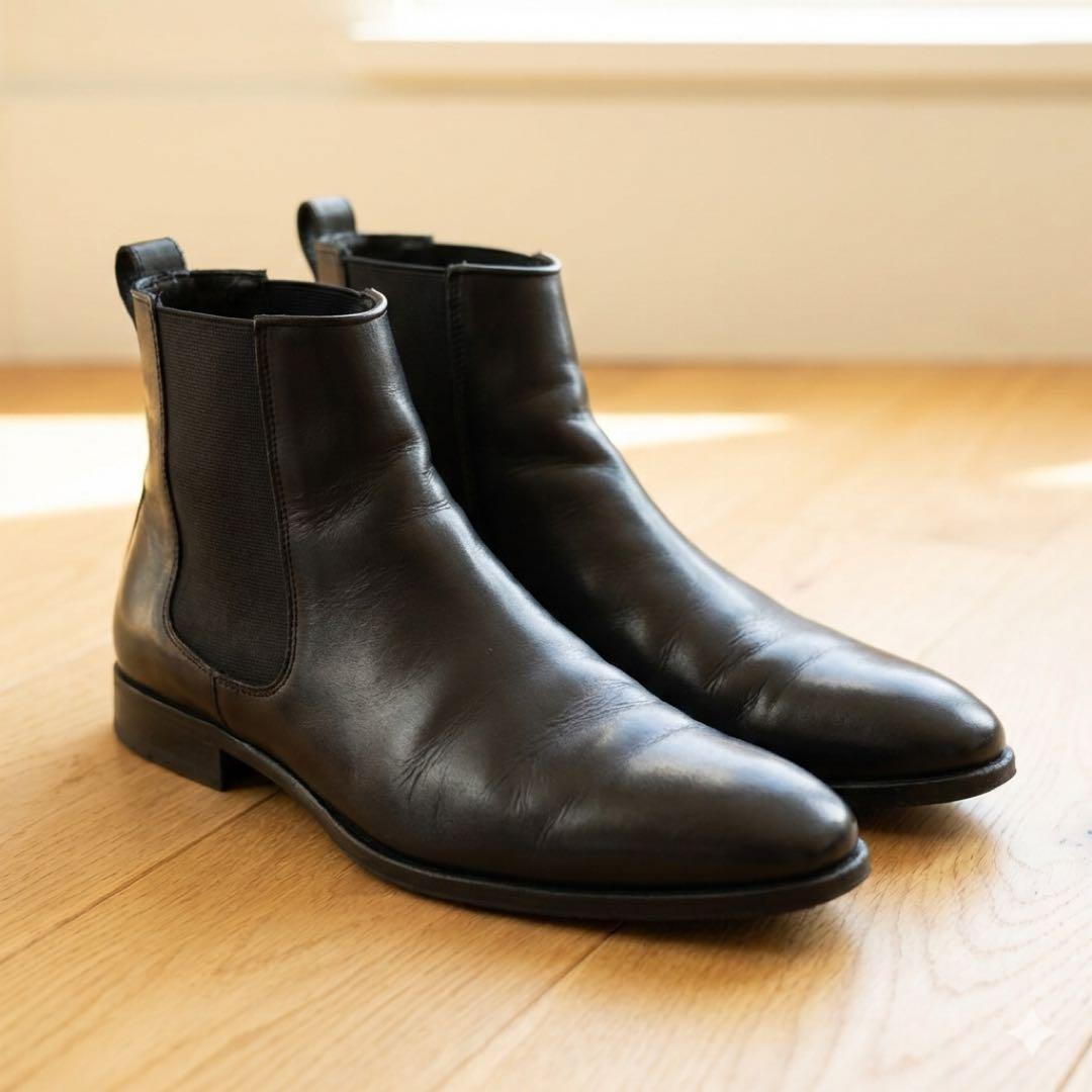 サイドゴアブーツ ZARA サイズ43 レザー