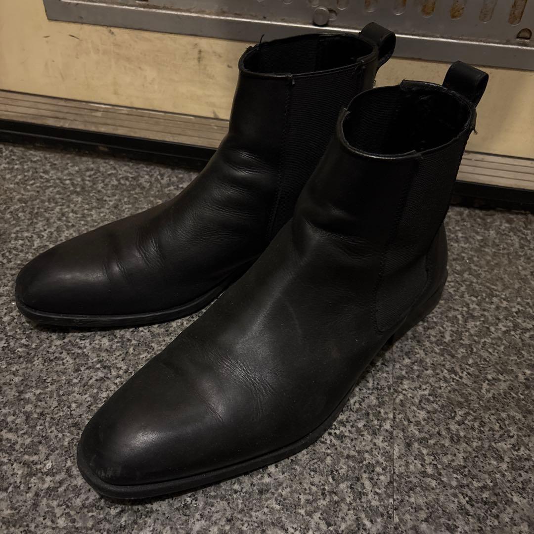 サイドゴアブーツ ZARA サイズ43 レザー