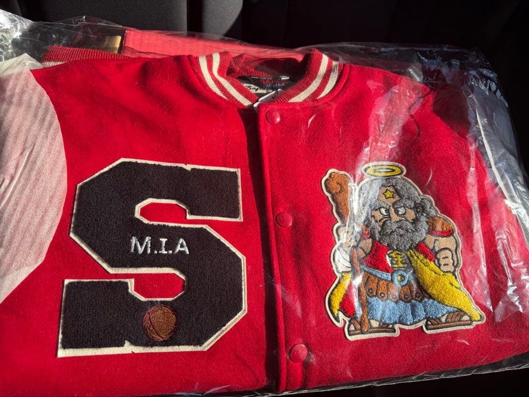 ホ*ト様 XXL SAPEur サプール　 ビックリマンバーシティジャケット 赤