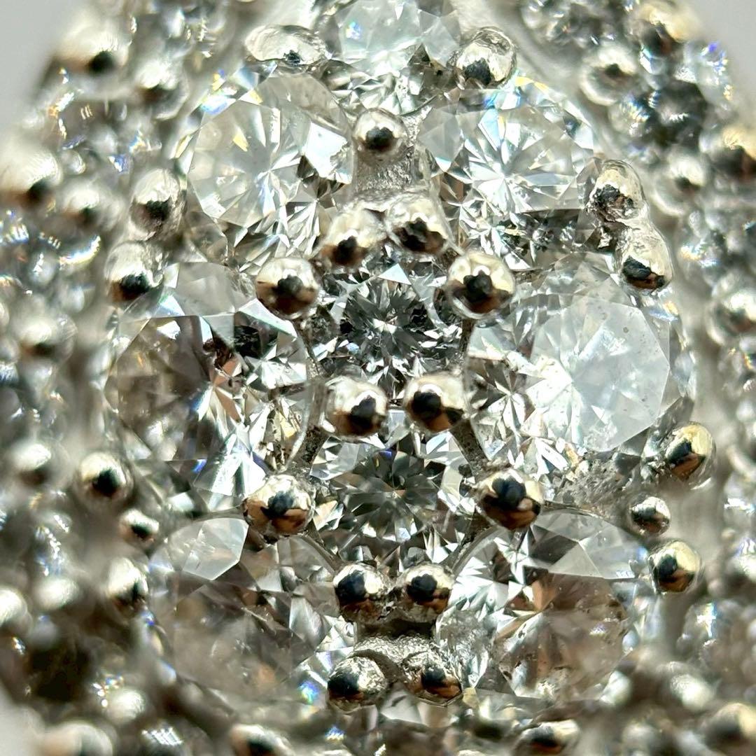 プー190.ダイヤモンド K18WG ネックレス