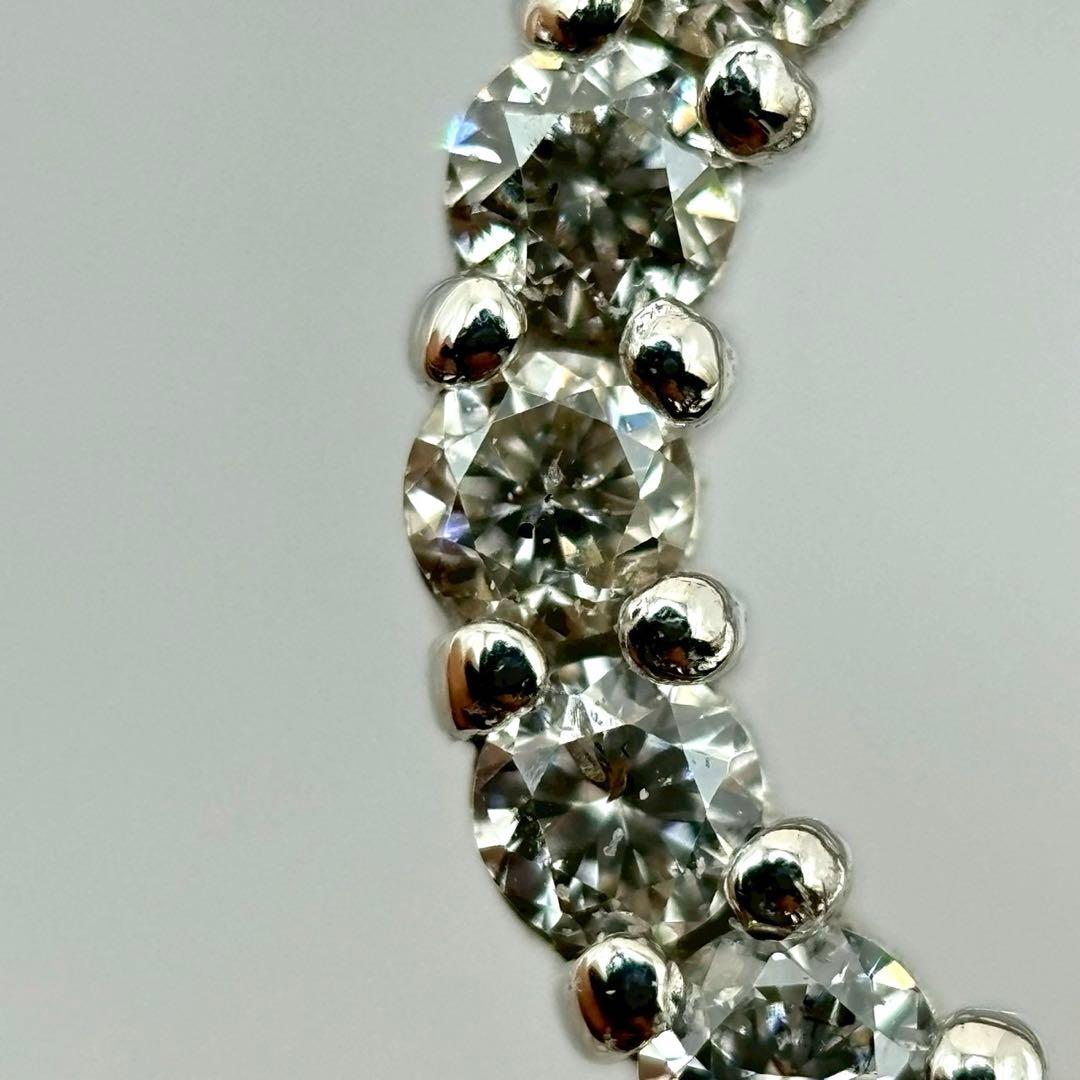 プー190.ダイヤモンド K18WG ネックレス