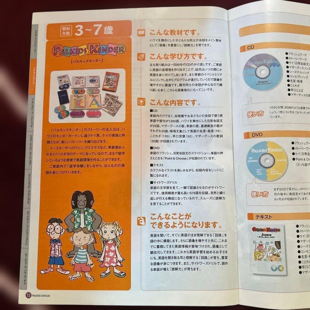 パルキッズ　キンダー 旧版　kinder 幼児教材 セット