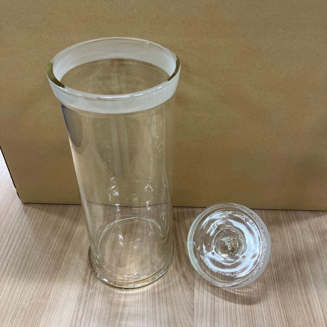 ガラス製 標本瓶 2本